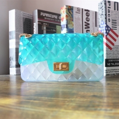 2019 OEM Custom Color Candy Cute  Pvc  Bag Plastic Mini Jelly Clear Purse For Girls