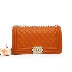 Jelly Purse With Orange Color For Girls